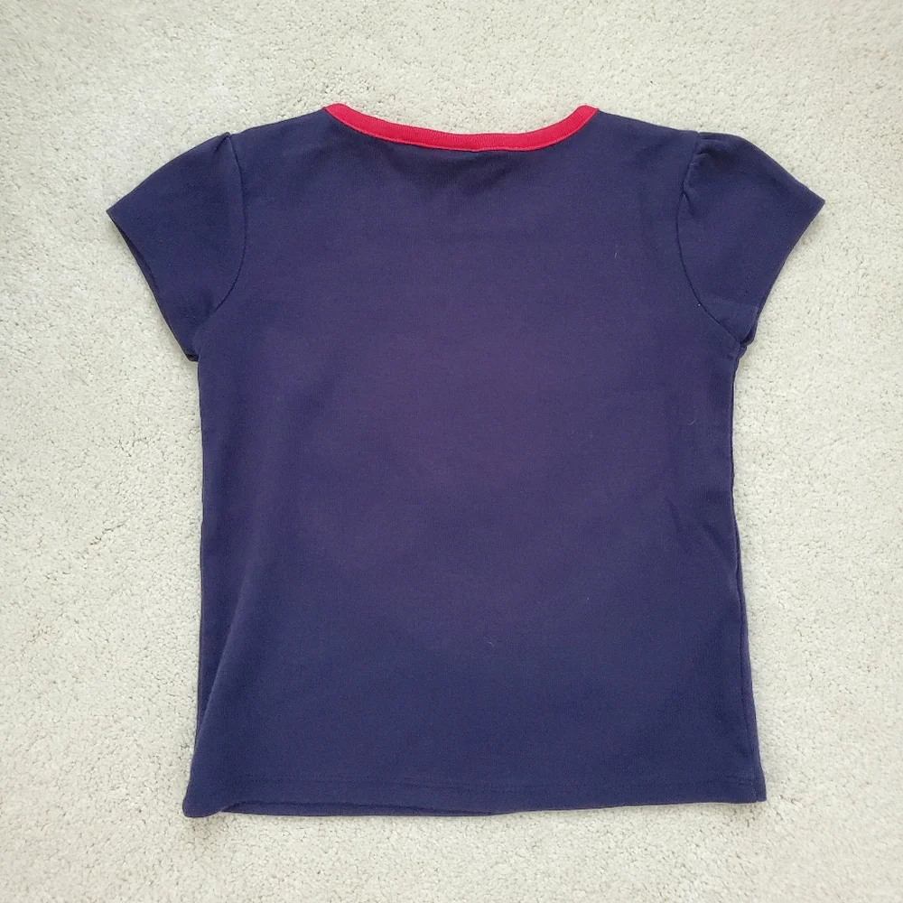 Gymboree Girls' Peek-A-Boo Apple Patch Top - Teacher's Favorite Shirt sz5T